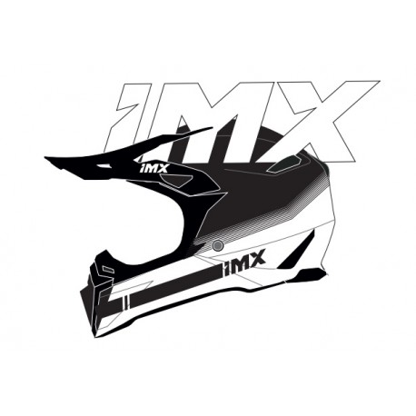 KASK IMX FMX-02 BLACKWHITE GLOSS L