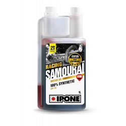 Olej IPONE SAMOURAI RACING 2T truskawkowy 100% syntetyczny 1L